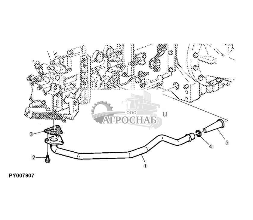 Suction Line, Transmission Oil Pump (Powrquad) 
